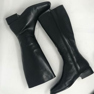 White House Black Market Riding Boots Black 7.5